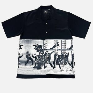 Elvis Presley Jailhouse Rock Button Down Dragonfly Clothing Shirt Size XL